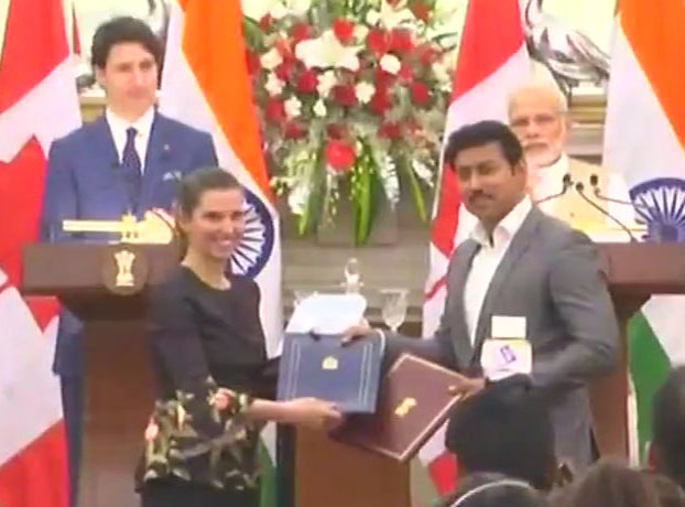 ಭಾರತ-ಕೆನಡಾ 6 ದ್ವಿಪಕ್ಷೀಯ ಒಪ್ಪಂದಗಳಿಗೆ ಸಹಿ